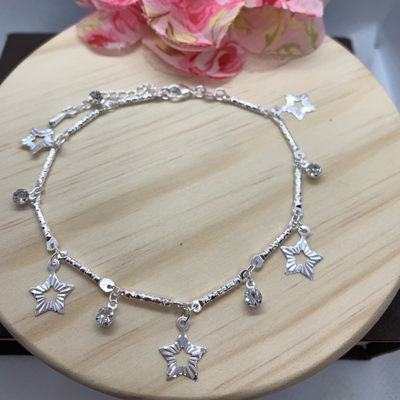 Anklet Chain Sterling Silver 925 - Picture 2 of 4